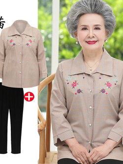 เสื้อคุณยาย เสื้อผู้วัยอายุ60-70ปี เสื้ออาม่า เสื้อผู้สูงอายุ