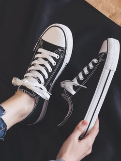 รองเท้าผ้าใบ ผู้หญิง รองเท้าผ้าใบวัยรุ่น แบรนด์ RENBEN