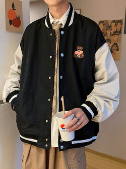 แจ็กเก็ตวัยรุ่น เสื้อคลุมแจ็คเก็ต เสื้อแจ็คเก็ตกันหนาว