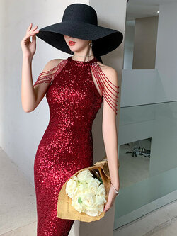 ชุดราตรี ชุดราตรีสวยหรู แบบ ทันสมัย Evening dress