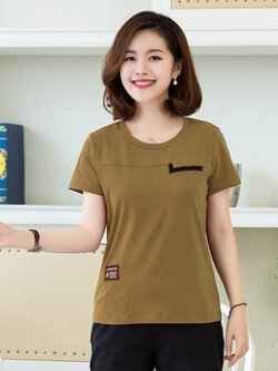 เสื้อยืดสีเหลือง เสื้อยืดสีเหลืองสวยๆ เสื้อยืดสีเหลืองผู้หญิง จัดส่งฟรีทั่วประเทศไทย