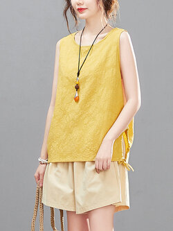 เสื้อผ้าฝ้าย เสื้อผ้าลินิน สไตล์ฤดูร้อน BY Lian Zhi Cotton and linen art สไตล์VINTAGE มีขนาดไซส์อกประมาณ 35-40 นิ้ว