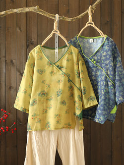 เสื้อลินิน เสื้อผ้าฝ้ายลินิน เสื้อเชิ้ตผ้าลินิน