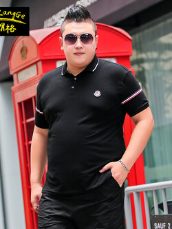 เสื้อยืดผู้ชายอ้วน S-5XL(อกเสื้อ39-51นิ้ว)