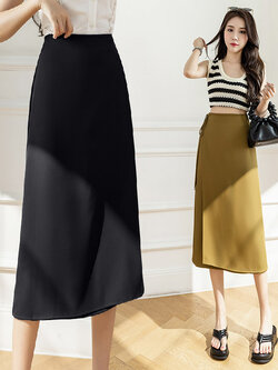 กระโปรงยาว กระโปรงยาวทรงเอ กระโปรงทำงาน