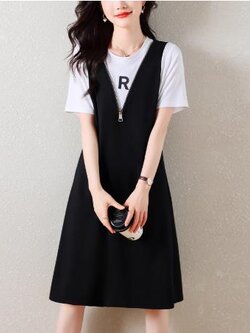 เดรสสีดำสุภาพ เรียบหรู ดูดี เหมาะกับทุกโอกาส | เดรสผู้หญิงแฟชั่นสุภาพ