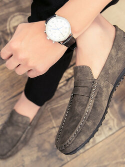 รองเท้าหนังผู้ชาย มีไซส์39-44 รองเท้าโลฟเฟอร์ชาย Slip-On Shoes