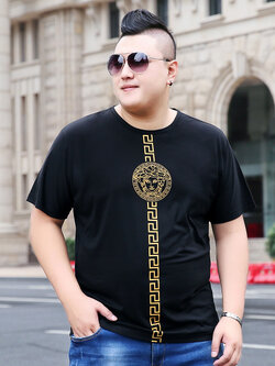 เสื้อยืดผู้ชายอ้วน S-5XL(อกเสื้อ39-51นิ้ว)