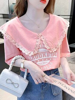 เสื้อยืดวัยรุ่นน่ารักๆ เสื้อวัยรุ่นแขนสั้น เสื้อผ้าวัยรุ่นเกาหลี แบรนด์ Wiyike