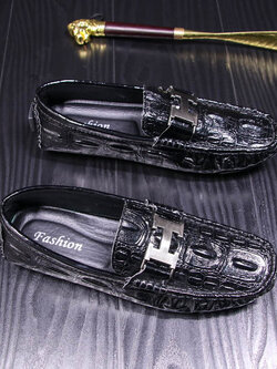 รองเท้าหนังผู้ชาย มีไซส์39-44 รองเท้าโลฟเฟอร์ชาย Slip-On Shoes