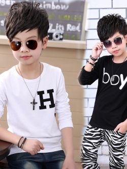 เสื้อยืดเด็กผู้ชาย ช้อปเสื้อผ้าเด็กผู้ชายออนไลน์ เสื้อผ้าเด็กโต ตั้งแต่ 3 ขวบ-12 ปี