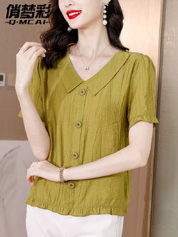 เสื้อชีฟอง เสื้อแฟชั่นสุภาพสตรีวัยผู้ใหญ่ มีไซต์ อก34นิ้ว-43นิ้ว