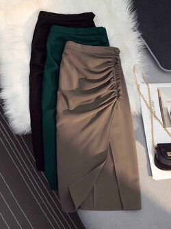 กระโปรงยาว กระโปรงยาวทรงเอ กระโปรงทำงาน