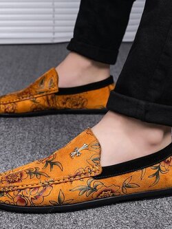 รองเท้าหนังผู้ชาย มีไซส์39-44 รองเท้าโลฟเฟอร์ชาย Slip-On Shoes