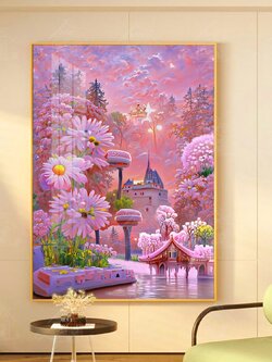 ชุดปักครอสติช รูปบ้าน สอบถามขนาดและสั่งซื้อได้ที่ LINE