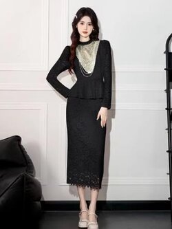 เดรสสีดำสุภาพ เรียบหรู ดูดี เหมาะกับทุกโอกาส | เดรสผู้หญิงแฟชั่นสุภาพ