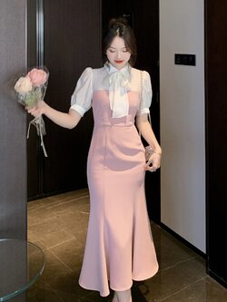 แบบชุดเดรสสวยๆ ชุดเดรสน่ารักๆสไตล์เกาหลี