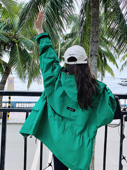 เสื้อโค้ท เสื้อโค้ทกันหนาว เสื้อโค้ทใส่เที่ยวต่างประเทศ ยี่ห้อ: Qianziqian