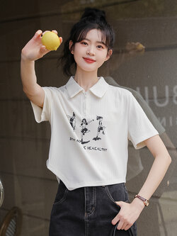 เสื้อผ้าวัยรุ่นเกาหลี เสื้อยืดวัยรุ่นผู้หญิง มีขนาด S M L XL