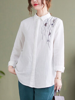 เสื้อลินิน แบบเสื้อสวยๆ เสื้อผ้าฝ้ายลินิน เสื้อเชิ้ตผ้าลินิน BY LININ