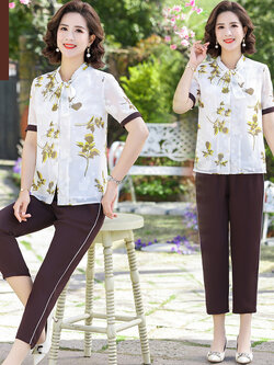 เสื้อผ้าคุณแม่วัย 60 เสื้อคนแก่ผู้หญิงวัย60