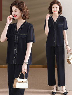 เสื้อผ้าคุณแม่วัย 60 เสื้อคนแก่ผู้หญิงวัย60