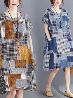 เสื้อผ้าฝ้าย เสื้อผ้าลินิน สไตล์ฤดูร้อน BY Lian Zhi Cotton and linen art สไตล์VINTAGE มีขนาดไซส์อกประมาณ 35-40 นิ้ว