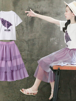 เสื้อผ้าเด็กผู้หญิง เสื้อเด็กผู้หญิง จัดเป็นชุดเซ็ท มีไซส์ 110-160 BY QIVI KIDS