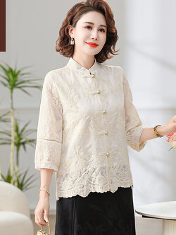 เสื้อผ้าคุณแม่วัย 60 เสื้อคนแก่ผู้หญิงวัย60