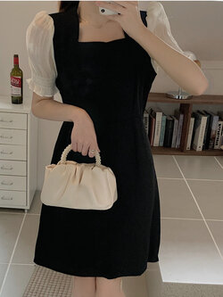 เดรสวัยรุ่น-เดรสคนอ้วนวัยรุ่น L-4XL(อก38-46 นิ้ว)