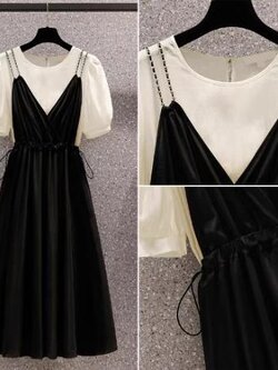 เดรสสีดำสุภาพ เรียบหรู ดูดี เหมาะกับทุกโอกาส | เดรสผู้หญิงแฟชั่นสุภาพ