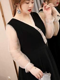 ชุดราตรีคนอ้วน ชุดราตรีไซส์ใหญ่ สาวอวบ ชุดราตรีสาวอวบ ชุดออกงานสาวอวบ ชุดออกงานคนอ้วน