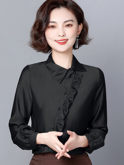 เสื้อสีดำสุภาพ เรียบหรู ดูดี เหมาะกับทุกโอกาส | เสื้อผู้หญิงสุภาพ