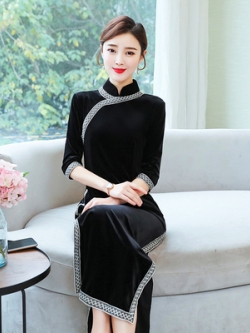 เดรสวัยผู้ใหญ่40-60ปีเดรสคุณแม่