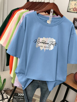 เสื้อยืดคอตตอน สกรีนลายน่ารัก มีหลากหลายสี ส่งฟรีทั่วไทย BY JIMIAO