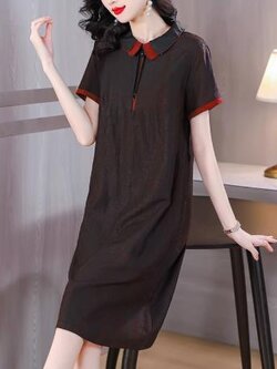 เดรสสีดำสุภาพ เรียบหรู ดูดี เหมาะกับทุกโอกาส | เดรสผู้หญิงแฟชั่นสุภาพ