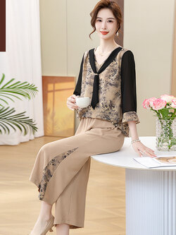 เสื้อผ้าคุณแม่วัย 60 เสื้อคนแก่ผู้หญิงวัย60