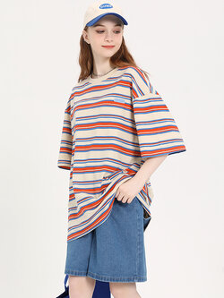 เสื้อผ้าวัยรุ่นเกาหลี เสื้อยืดวัยรุ่นผู้หญิง มีขนาด S M L XL