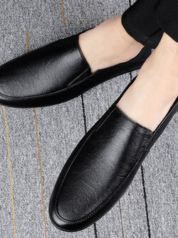 รองเท้าหนังผู้ชาย มีไซส์39-44 รองเท้าโลฟเฟอร์ชาย Slip-On Shoes