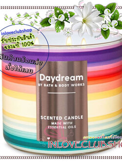 Bath & Body Works Slatkin & Co / Candle 14.5 oz. (Daydream) *กลิ่นหอมหวานโรแมนติกเฉพาะตัว