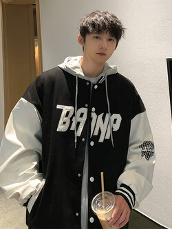 เสื้อแจ็คเก็ตเบสบอล เสื้อคลุม เสื้อแขนยาวสไตล์เกาหลี