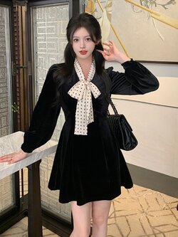 เดรสสาวอวบ มีไซส์ L-4XLอกเสื้อ 38-47 นิ้ว ใส่ได้ทั้งสาวหุ่นดีน่ารักจนถึงสาวอวบพลัสไซส์ จัดส่งฟรี! ทักแชทสั่งซื้อ