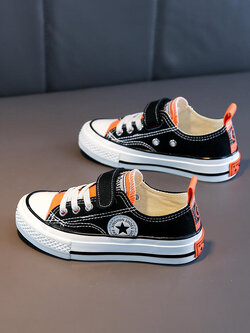 รองเท้าผ้าใบเด็ก รองเท้ากีฬาเด็ก รองเท้าผ้าใบเด็กแนวสปอร์ท