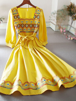 เสื้อลินิน เสื้อผ้าฝ้ายลินิน เสื้อเชิ้ตผ้าลินิน ปักลายสวยๆด้วยด้าย สไตล์VINTAGE