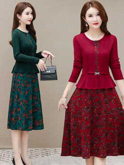 เดรสวัยผู้ใหญ่40-60ปี เดรสคุณแม่ ชุดเดรสทำงานวัยผู้ใหญ่ แบรนด์ MAMA DRESS