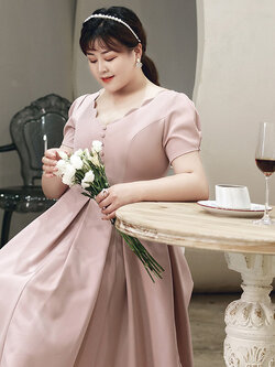 ชุดราตรีคนอ้วน ชุดราตรีไซส์ใหญ่ สาวอวบ ชุดราตรีสาวอวบ ชุดออกงานสาวอวบ ชุดออกงานคนอ้วน