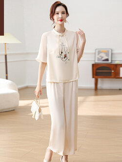 เสื้อผ้าคุณแม่วัย 60 เสื้อคนแก่ผู้หญิงวัย60