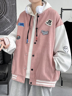 เสื้อแจ็คเก็ตเบสบอล เสื้อคลุม เสื้อแขนยาวสไตล์เกาหลี