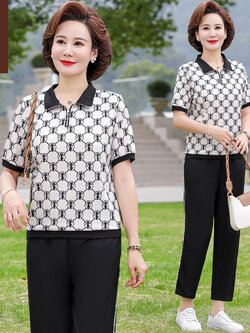 เสื้อผ้าคุณแม่วัย 60 เสื้อคนแก่ผู้หญิงวัย60