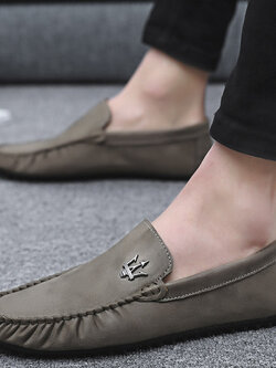 รองเท้าหนังผู้ชาย มีไซส์39-44 รองเท้าโลฟเฟอร์ชาย Slip-On Shoes